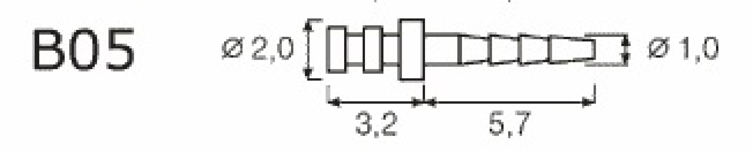 Титановые штифты IKT-B05-V (24шт.)