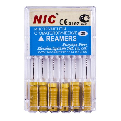 Ример № 20/ 25 мм.  6шт.  /NIC